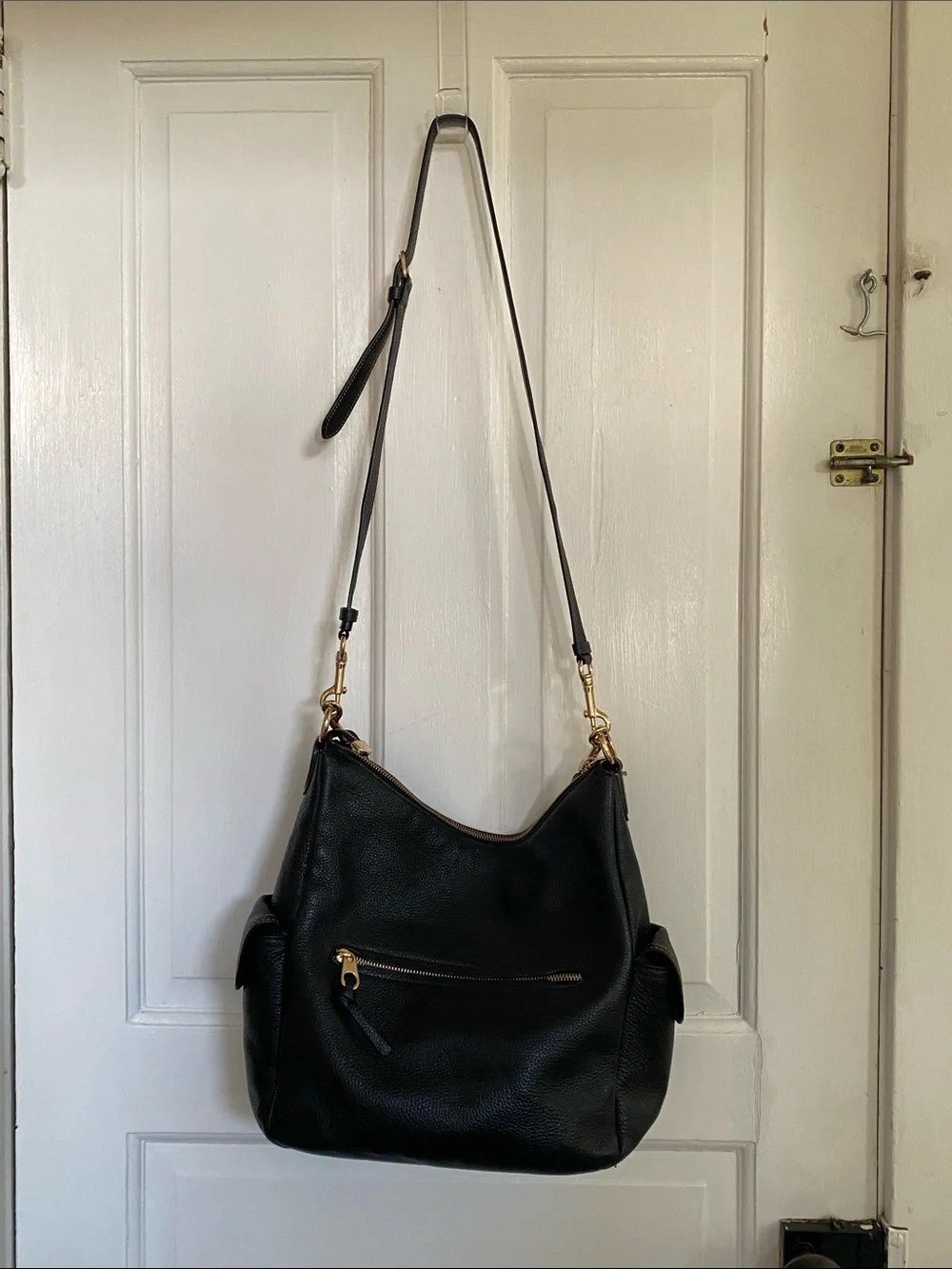 Coach Pennie Leather Shoulder Bag with Gold Tone Hardware 6152